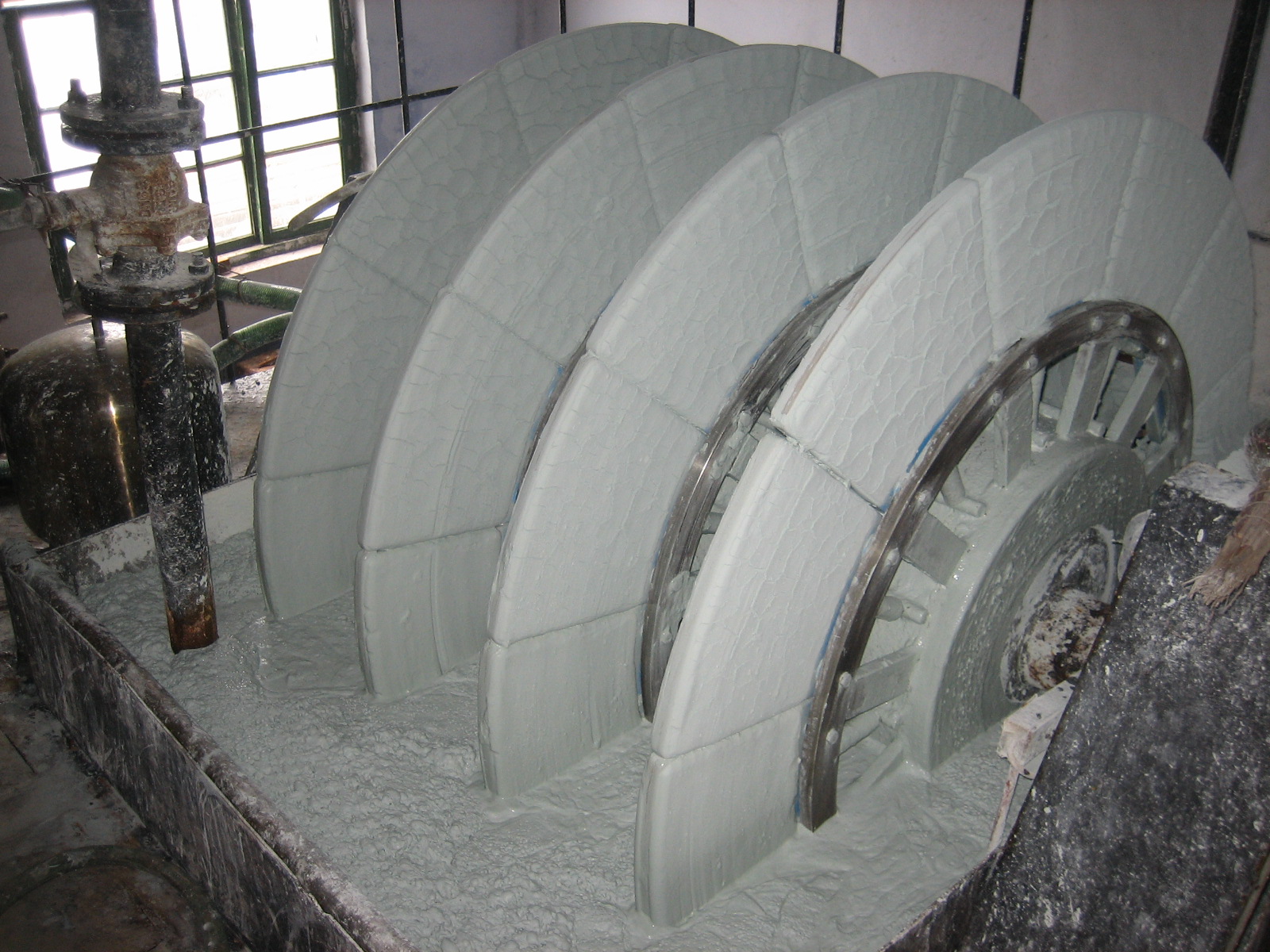 Filtro de vacío de cerámica automático industrial