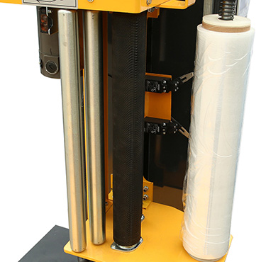 Envoltura automática de brazo giratorio/envoltura de película estirable con plataforma giratoria con sistema transportador